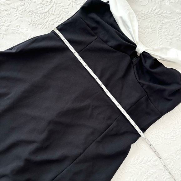 NWOT Lulus Extravagant Moment Black and White Off-the-Shoulder Mini Dress XLarge - Picture 7 of 8